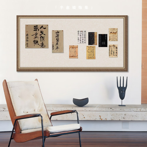 通知板照片墙毛毡板墙贴留言板展示板卧室背景软木墙板工字钉板
