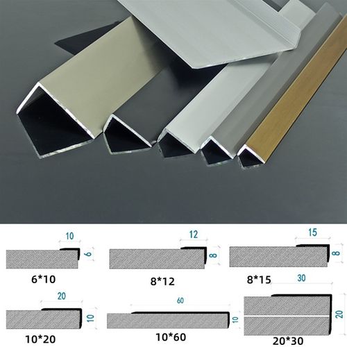 6x10 8x1210x2020x3010x60铝合金木地板瓷砖L型直角7字收边条3米