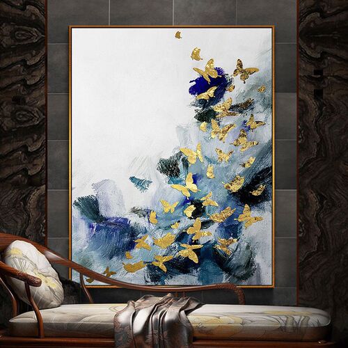 现代简约抽象装饰画客厅背景墙卧室书房I玄关餐厅挂画酒店样板房