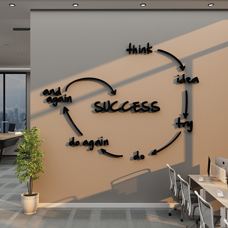 会议办公室司墙面装饰画氛围布置企业文化形象工位励志标语贴背景,家居饰品,文化墙贴,淘宝优惠券,粉丝福利购,淘宝优惠卷