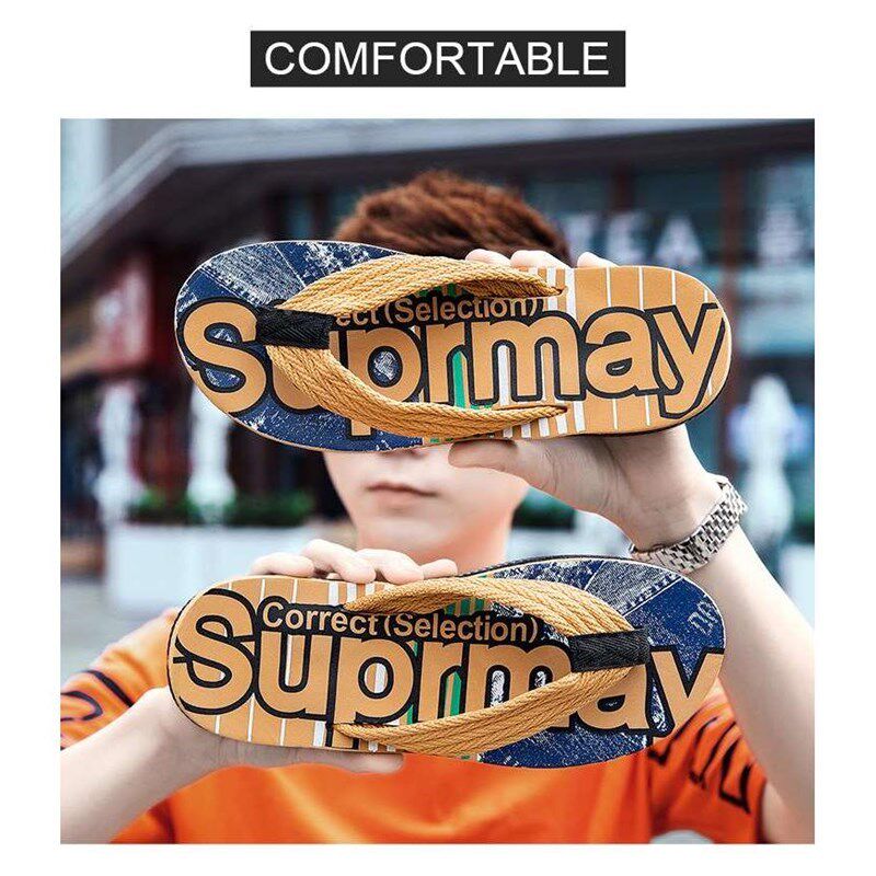 人字拖男韩版潮流2021新款时尚沙滩外穿拖鞋男士个性夹脚凉拖新品