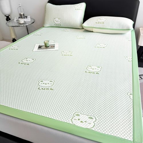 2025新款A类冰豆豆凉席三件套夏天凉感垫子空调可水洗豆豆软凉席