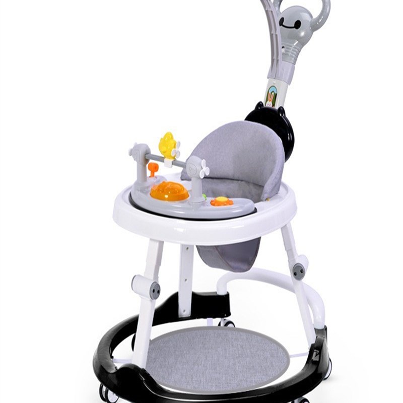 小孩学步车防o型腿婴儿多功能防侧翻手推车宝宝可坐可推学行车