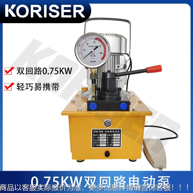 GYB-700A液压电动泵 双回路电动液压泵 高压油泵 电动液压泵包邮