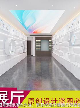 烤漆陈造型展示柜hzp0515展化妆品公司眼展厅展示柜分层示架镜店