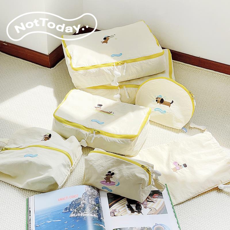 NotToday 运动小狗 旅行收纳袋防泼水行李箱衣物洗漱包可携式分装