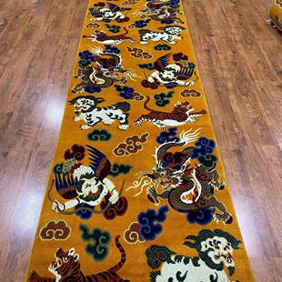 器世界尼泊尔纯手工羊毛藏毯大经堂地毯别墅地毯佛堂地毯