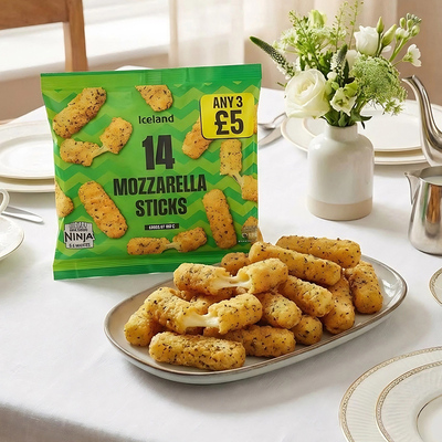 ICELAND埃丝蓝14个装马苏里拉芝士棒210g