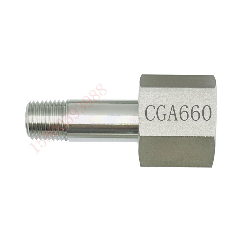 减压阀不锈钢接头G5/8氮氧氩W21.x8标气CGA330氯化氢NPT1/4氨G1/2