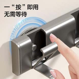 吸盘隐形挂钩门后挂衣钩玄关卫生间挂墙家用墙上折叠钩子排钩挂杆
