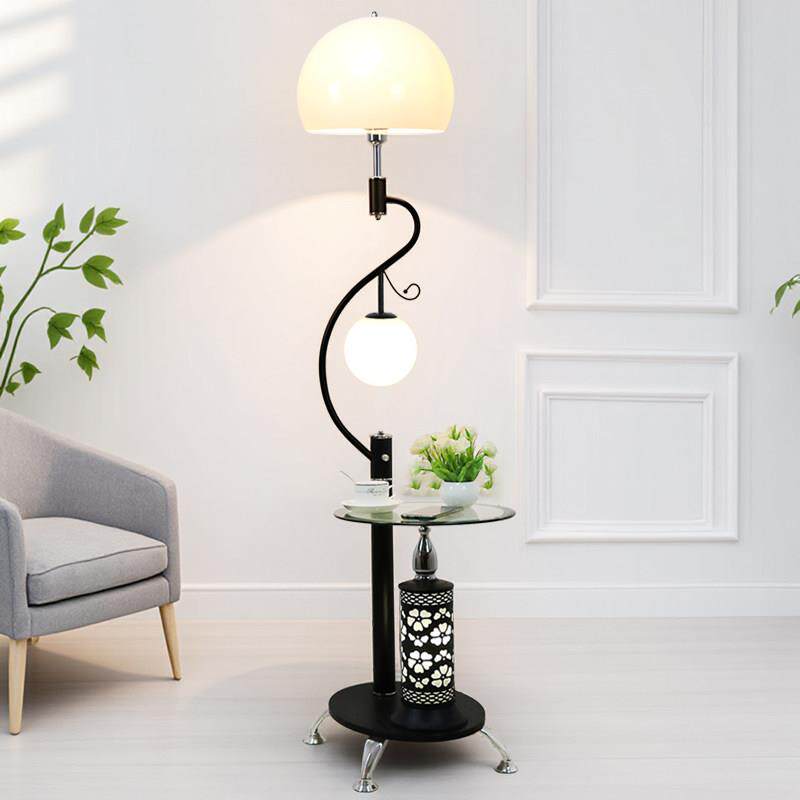 客厅落地灯简约现代茶几一体超亮沙发边网红卧室书房创意遥控地埋