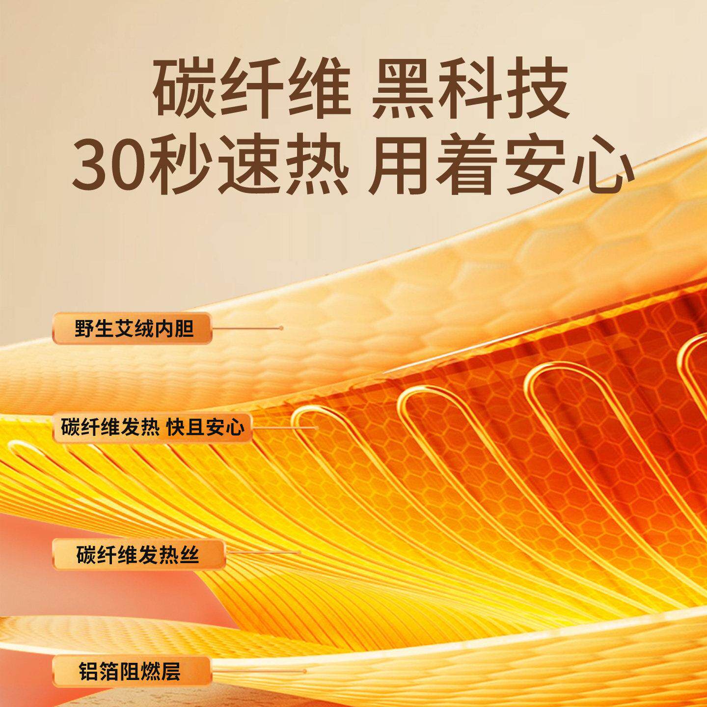 蕲郎中艾灸坐垫艾草艾绒加热垫办公室臀部热敷包电加热熏蒸仪座垫