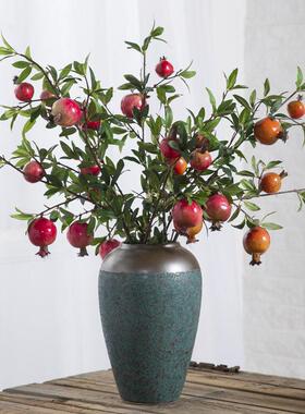 景德镇陶瓷花瓶粗陶罐插水培干 干燥花覆古美欧式盆客厅电视柜玄