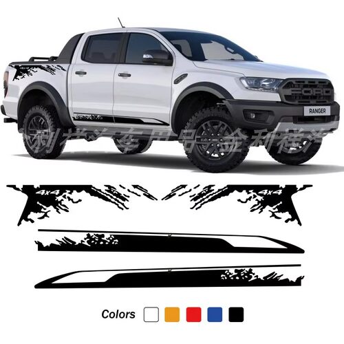 可定制福特Ranger Raptor皮卡及侧面装饰贴纸拉花