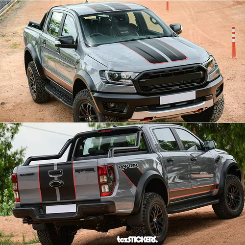 可定制 适合福特Ranger汽车贴纸、Raptor X皮卡车身装饰贴纸拉花