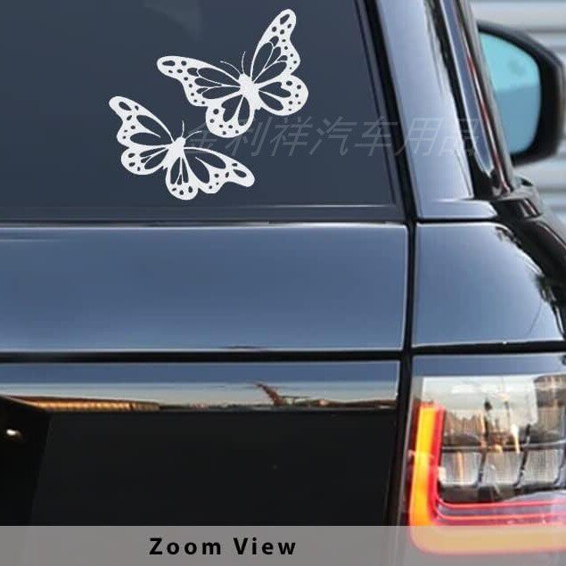 可定制汽车车贴  装饰贴车窗玻璃贴纸车贴纸 立体蝴蝶PVC车贴拉花