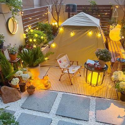 户外物灯庭动院太阳能灯草坪灯松鼠灯月球露灯台灯C3064-N-花置园