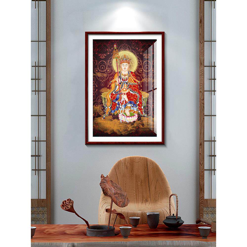 菩萨画佛像国像画佛堂供奉客壁厅挂MYF画家用书房新画中式玄关装