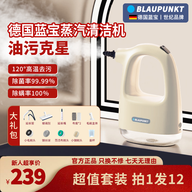 蓝宝高温高压家用小型蒸汽清洗机