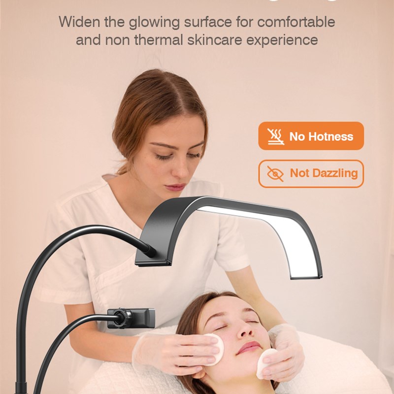 新款40W美容灯led护眼专用美睫灯美妆美甲纹绣月亮灯落地补光灯