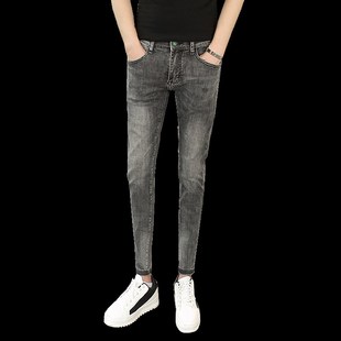 155款26小码XS矮小个子160男生铅笔牛仔裤学生27号S小脚裤子长裤