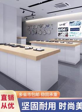 手机体验台数码产品展示中岛柜智能产品烤漆展示柜电脑靠墙柜台