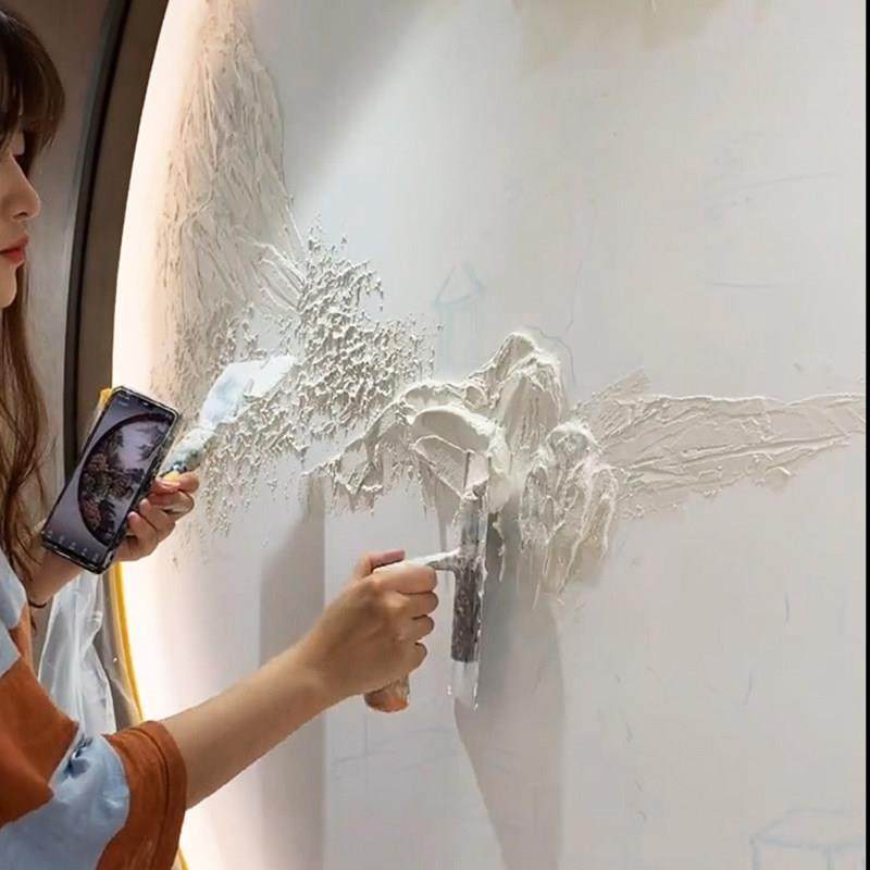 浮雕画专用材料膏体网红矿物沙料艺术细料漆雕塑膏肌理背景墙壁画,基础建材,艺术涂料,淘宝优惠券,粉丝福利购,淘宝优惠卷
