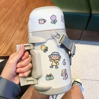 保温壶1000毫升大容量不锈钢水杯暖瓶家用水壶户外旅游车载1L