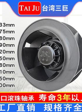 台湾三巨220V涡流通风机24V涡轮式SW175 180 190 220外转子离心风