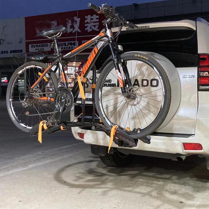 拖赢 车载自行车架汽车后挂自行车固定架 背托骑行单车脚踏车承重