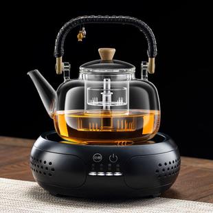 玻璃烧茶壶电热煮茶器一体泡茶家用养生电陶炉茶具套装 2024新款