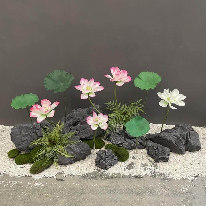 仿真石头造景假山石橱窗景观室内装饰落地摆件玻璃钢摄影拍照道具,家居饰品,户外/庭院摆件,淘宝优惠券,粉丝福利购,淘宝优惠卷