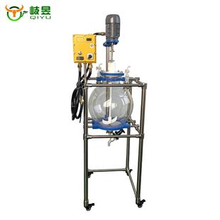 实验设备球形分液器厂家直发液液搅拌萃取防爆单层玻璃反应釜