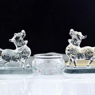 招财貔貅水晶聚宝盆家居风水摆件皮丘收银前台办公室玄关客厅开业