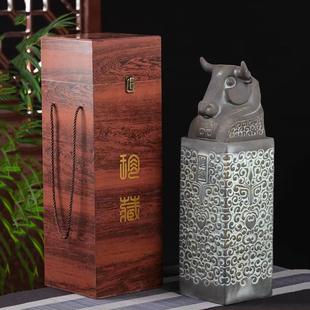景德镇陶瓷空酒瓶10斤12生肖复古密封酒罐家用浮雕酒坛子酒缸酒壶