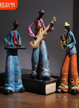 酒装饰品柜复古摆件高级感小众欧式家居客厅玄关书柜摆设现代轻奢