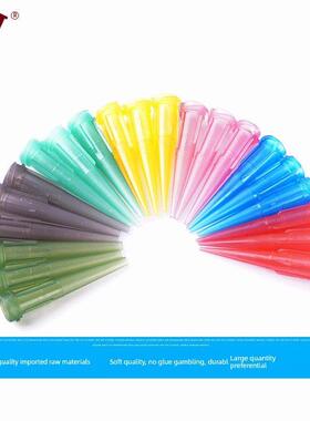 点胶针头Tt斜向高粘度点胶针头注射器全塑料针头针头针头30mm螺丝