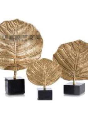 客厅电视柜旁落地摆设样板间雕塑艺术品现代轻奢玄关装饰铁艺摆件