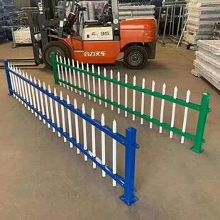 户外锌钢草坪护栏栅栏围栏市政绿化带隔离栏杆公园花园篱笆防护栏