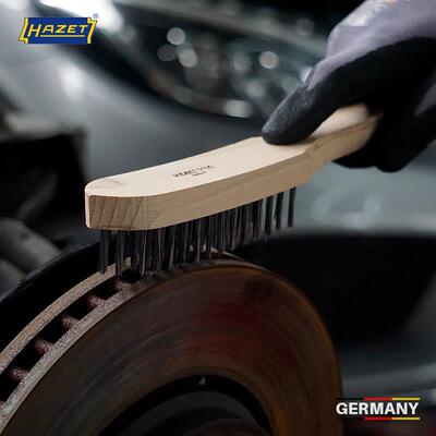 包邮德国HAZET哈蔡特进口钢丝刷除锈刷抛光刷清洁刷打磨刷