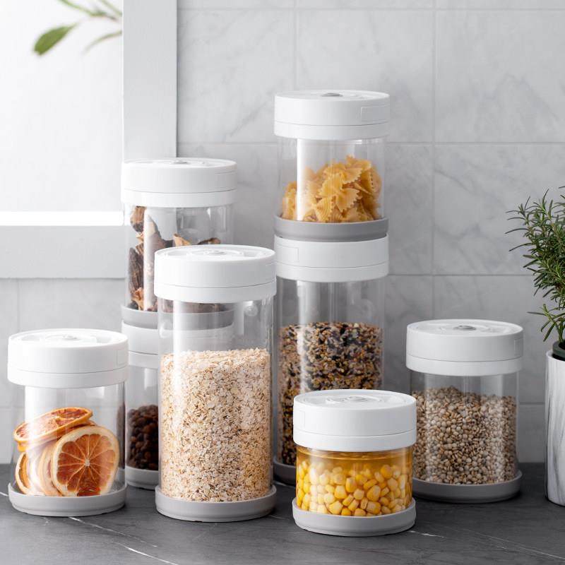 可抽真空密封罐食品级玻璃罐子储存收纳瓶五谷杂粮咖啡豆储物瓶子