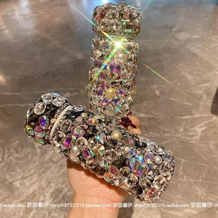 水杯子304不锈钢镶钻节日礼品新 迷你保温杯满钻女士高颜值便携式