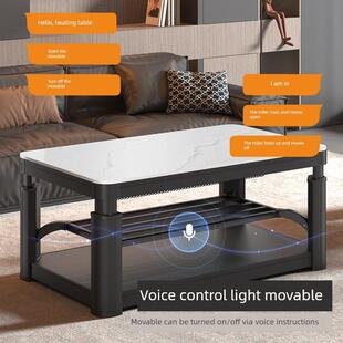 空气加热桌2025新加热桌火桌咖啡桌集成电加热炉家用可调电烘烤桌