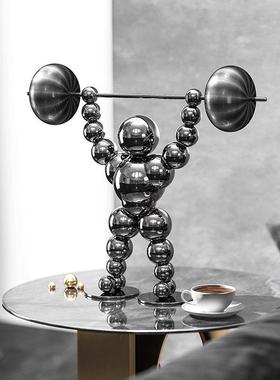 定制轻奢励志摆件领导办公室客厅酒柜科技感装饰品创意高档礼品