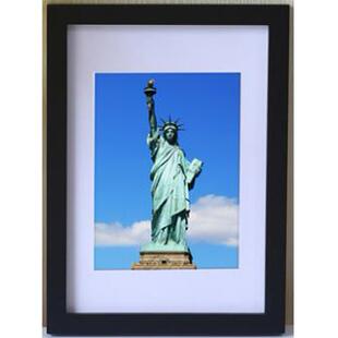 16寸相框画框简约长方形挂墙48-200片实木拼图框含白卡纸不含拼图