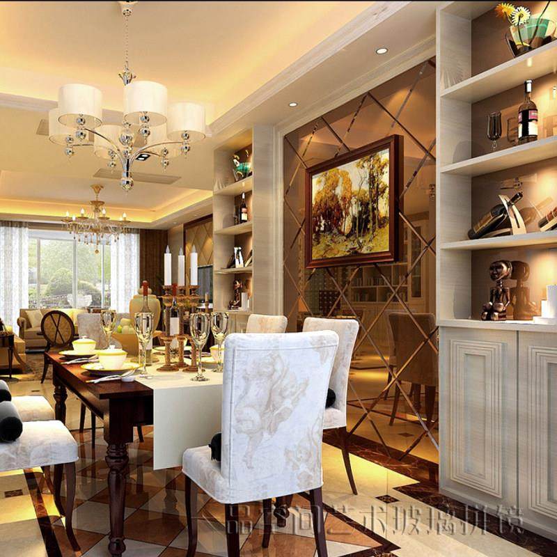 玻璃电视背景墙菱形艺术拼镜饭厅8毫米厚茶镜银镜灰镜定制菱形镜,基础建材,艺术玻璃,淘宝优惠券,粉丝福利购,淘宝优惠卷