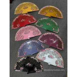 安妮塔木扇定制新款舞蹈折扇小尺寸扇21cm中国风