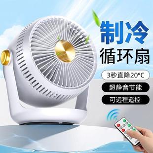 电风扇风扇小型电扇挂壁桌面厨房 壁挂空气循环扇家用强力静音台式