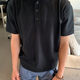 T恤男女25ss夏季 ATboa 毛织莱赛尔天丝复古短袖 纯色百搭正肩上衣