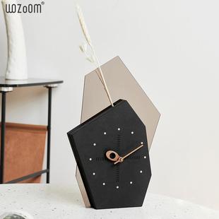 饰品 P000EMA125钟表座钟北欧轻奢高端电视柜家用桌面摆件艺术装